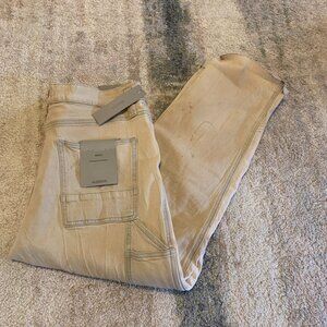 Hudson Tan Carpenter Jean Pants 34 Waist